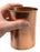 Copper Calorimeter, 4" x 2.75" - Rolled Rim  & Parallel Sides - No Stirrer Included - Eisco Labs