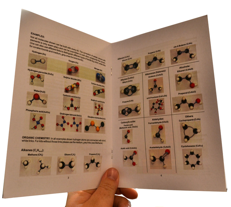 Extra Large Molecular Model Set, 562 pcs (292 Atoms & 270 Bonds) - For Basic Chemistry through Advanced Biochemistry