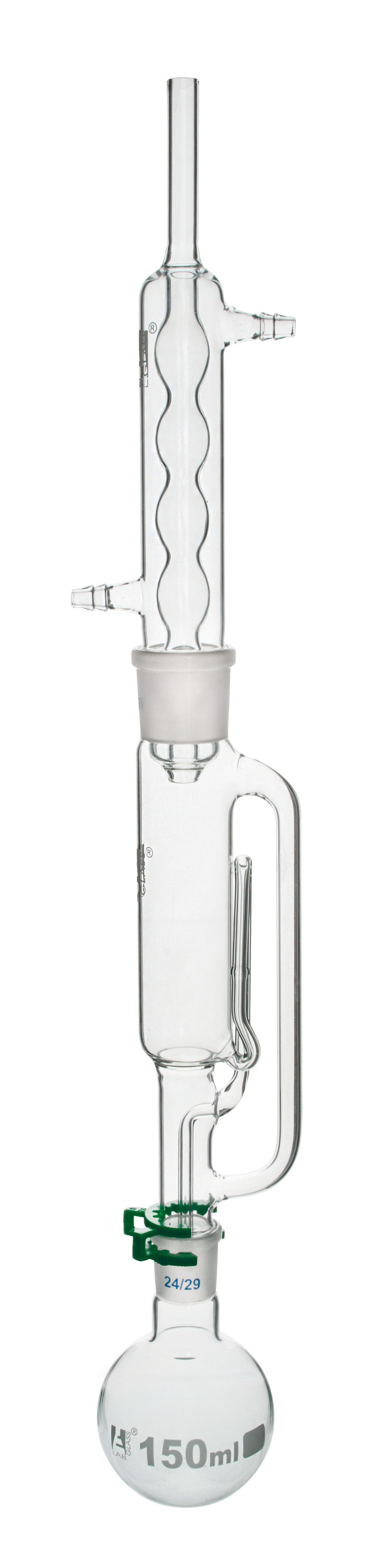 Soxhlet Extraction Apparatus, 60mL - Borosilicate Glass — Eisco Labs