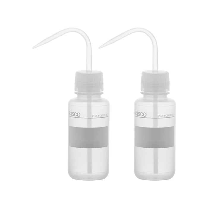2PK Performance Plastic Wash Bottle, No Label, 250 ml