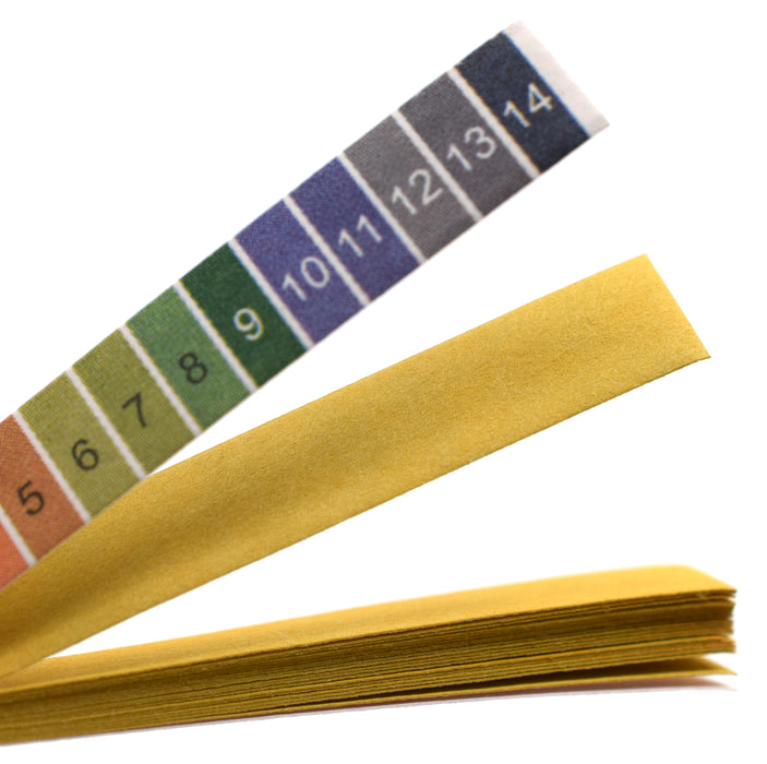 200PK pH Test Strips, 1-14 Range - 20 x 10 Booklets in Plastic Vial