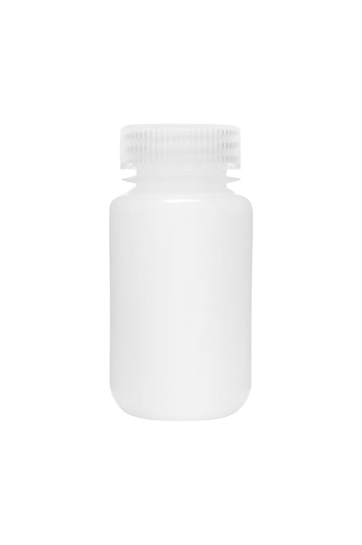 Reagent Bottle, 125mL - Wide Mouth with Screw Cap - HDPE
