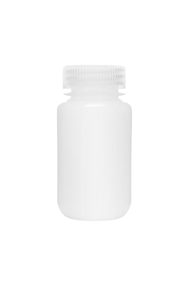 Reagent Bottle, 125mL - Wide Mouth with Screw Cap - HDPE