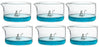 Small Crystallizing Dish (70mm x 40mm) - Pack of 6, Borosilicate Flat Bottom with spout, 100ml capacity - Eisco Labs