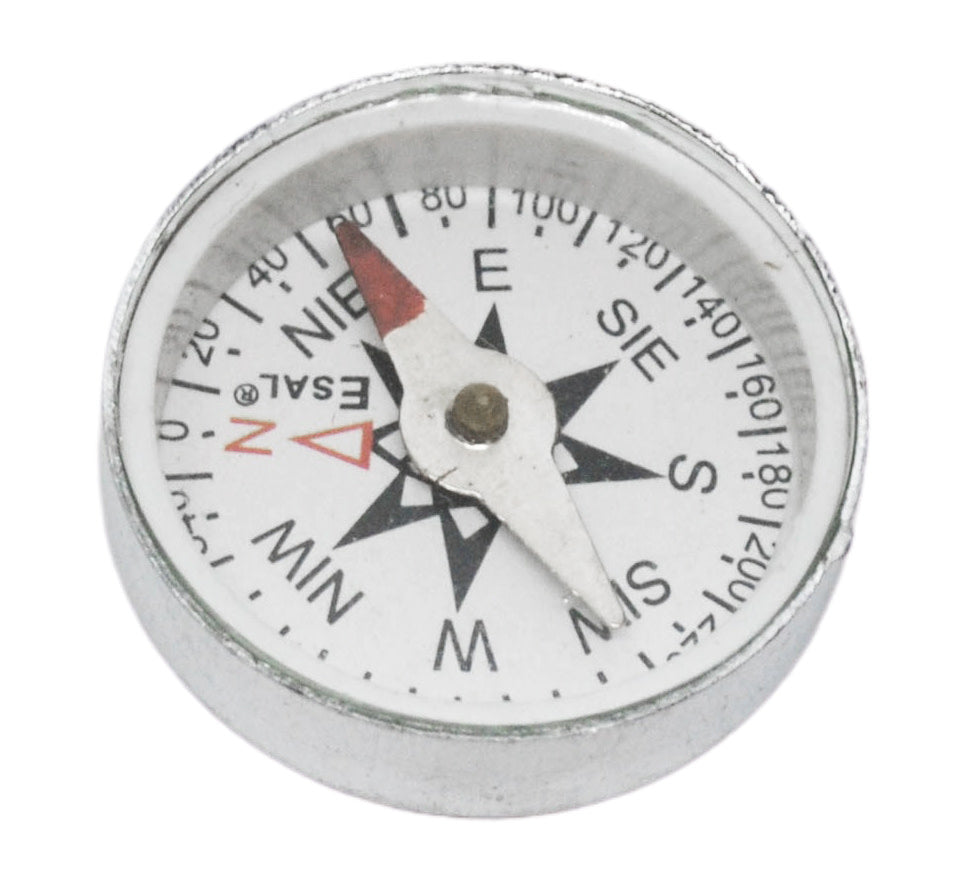 Mini Compass, 25mm - For Plotting - With Glass Face And Aluminium Case ...