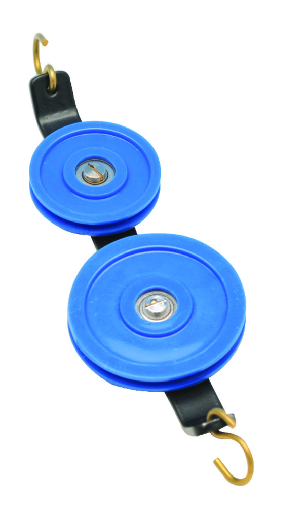 Eisco Labs Plastic Pulley, Low Friction, Double in Tandem, 38 and 50mm dia.