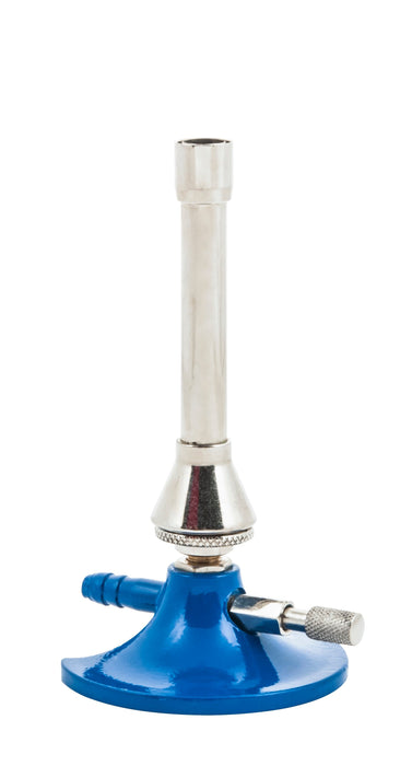 Teclu Burner, LP Gas - High Temperature Flame - Needle Valve for Flame Adjustment