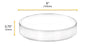 Petri Dish - 6" Diameter, 0.75" Depth - Polypropylene Plastic