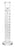 Graduated Cylinder, 100ml - Class A - White Graduations, Round Base