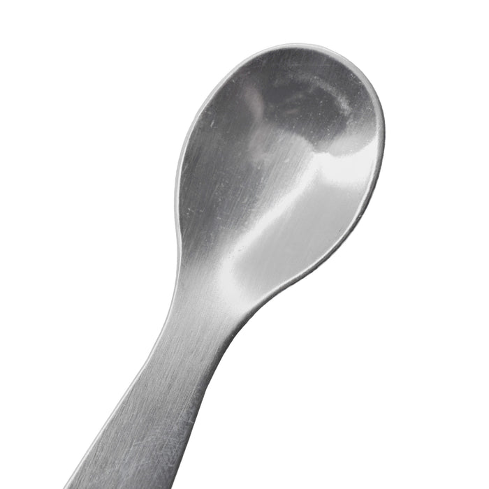 Scoop with Spatula, 7.9" - Stainless Steel, Polished