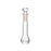 Volumetric Flask, 5ml - Class A - Hexagonal, Hollow Glass Stopper - Single, White Graduation - Eisco Labs