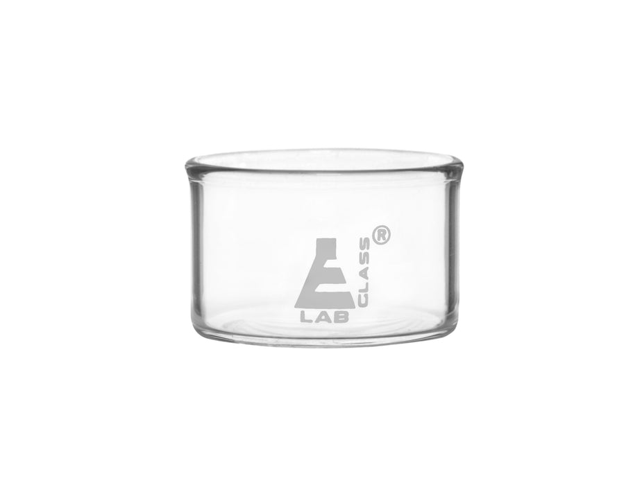 Crystallizing Dish, 20ml - Flat Bottom - Borosilicate Glass - Eisco Labs