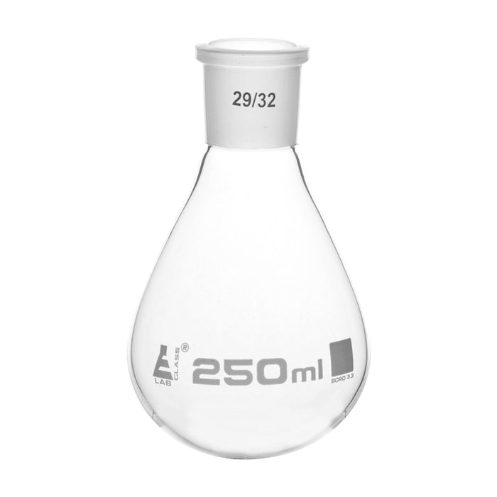 Evaporating Flask, 250ml - 29/32 Interchangeable Joint - Borosilicate Glass - Eisco Labs