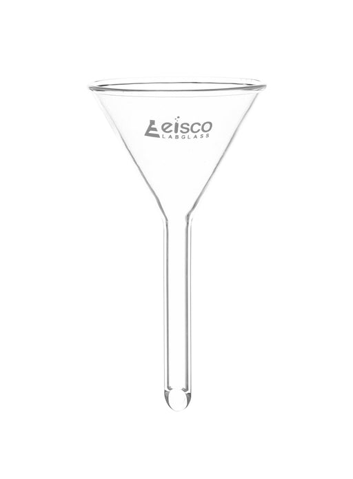 Filter Funnel, 35mm - 60º Angle - Plain Stem, 6mm - Borosilicate Glass - Eisco Labs
