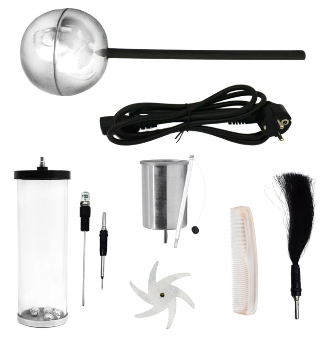 Eisco Labs Van De Graaff Generator - Motor Driven Compatible with 110/120V and 220/240V, 50/60Hz