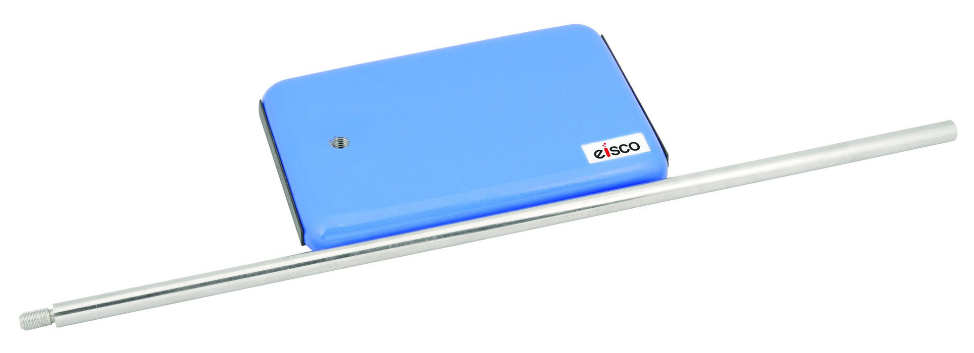 Rectangular Retort Base & Rod Set - 10"x6" Base, 29.5" Rod -  Heavy Duty, Corrosion Resistant Steel - 10mm Diameter Rod - Eisco Labs