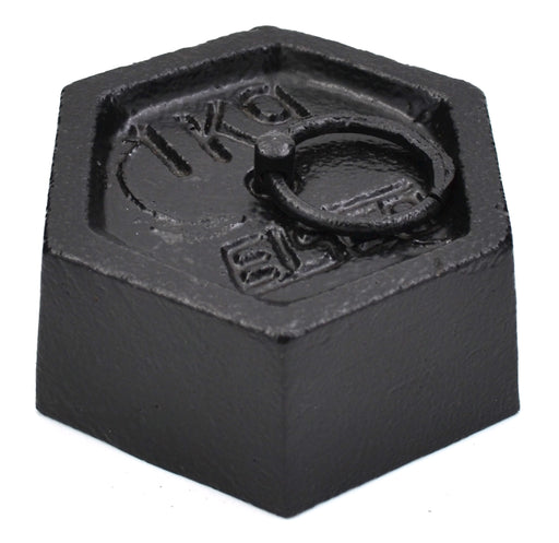 Iron Masses - Hexagonal with Lifting Ring - 1000g - Eisco Labs