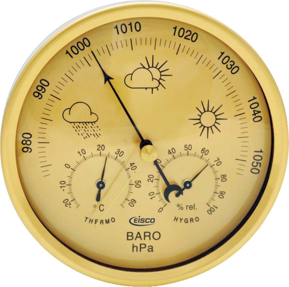 3in 1 Barometer In/Outdoor Thermometer Hygrometer Weather Station