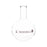 Florence Boiling Flask, 3000ml - Borosilicate Glass - Round Bottom, Narrow Neck, Beaded Rim - Eisco Labs