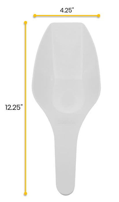 Scoop, 500ml (16.9oz) - Polypropylene - Flat Bottom, Excellent for Measuring & Weighing