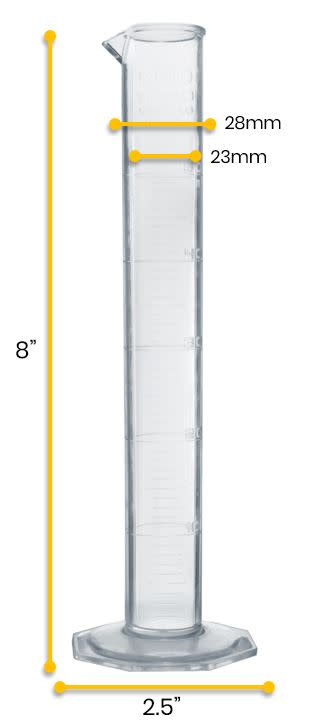 Measuring Cylinder, 50ml - Class B - TPX