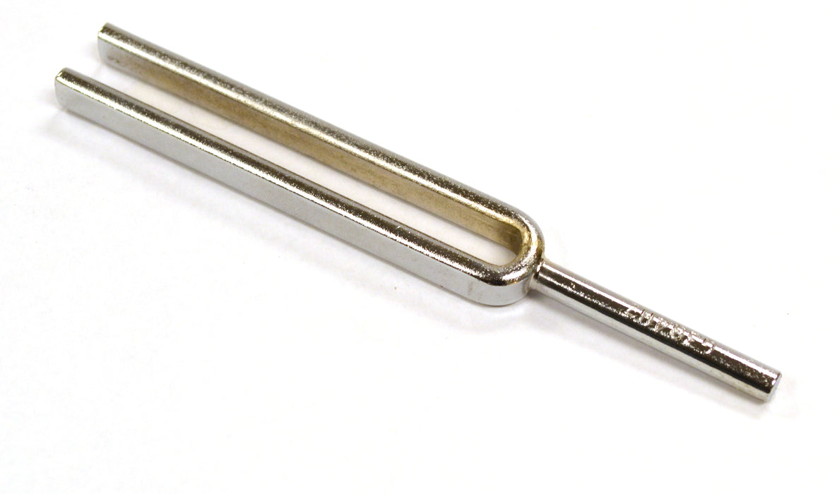 Steel Tuning Fork, 384Hz Frequency (±5%) - Designed for Physics Experimentation - Chrome Plated Steel - Eisco Labs