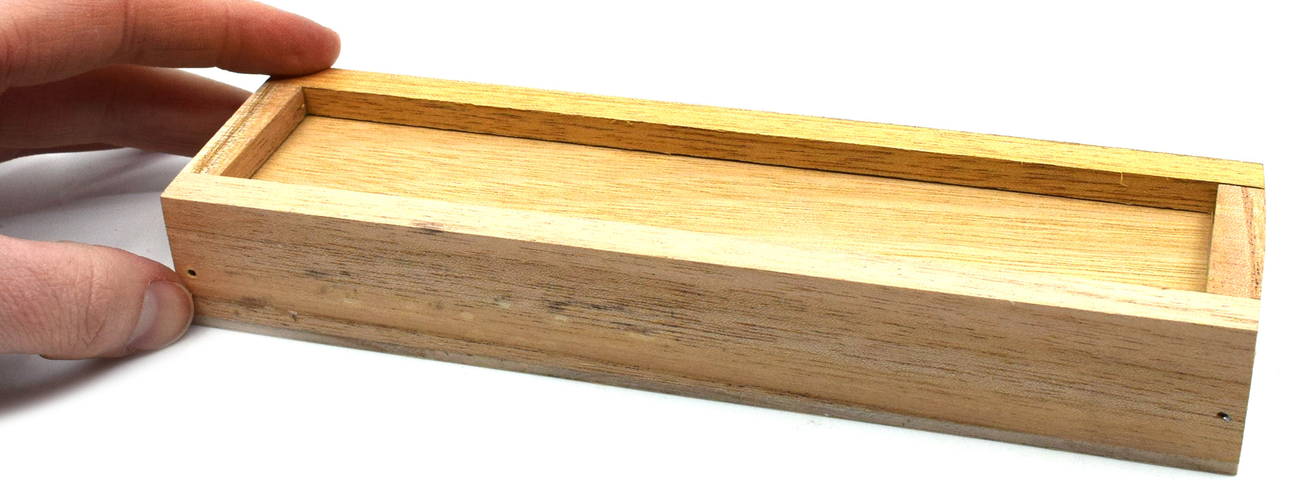 Wooden Box for 6" (150 mm) Bar Magnets, with sliding top - Eisco Labs