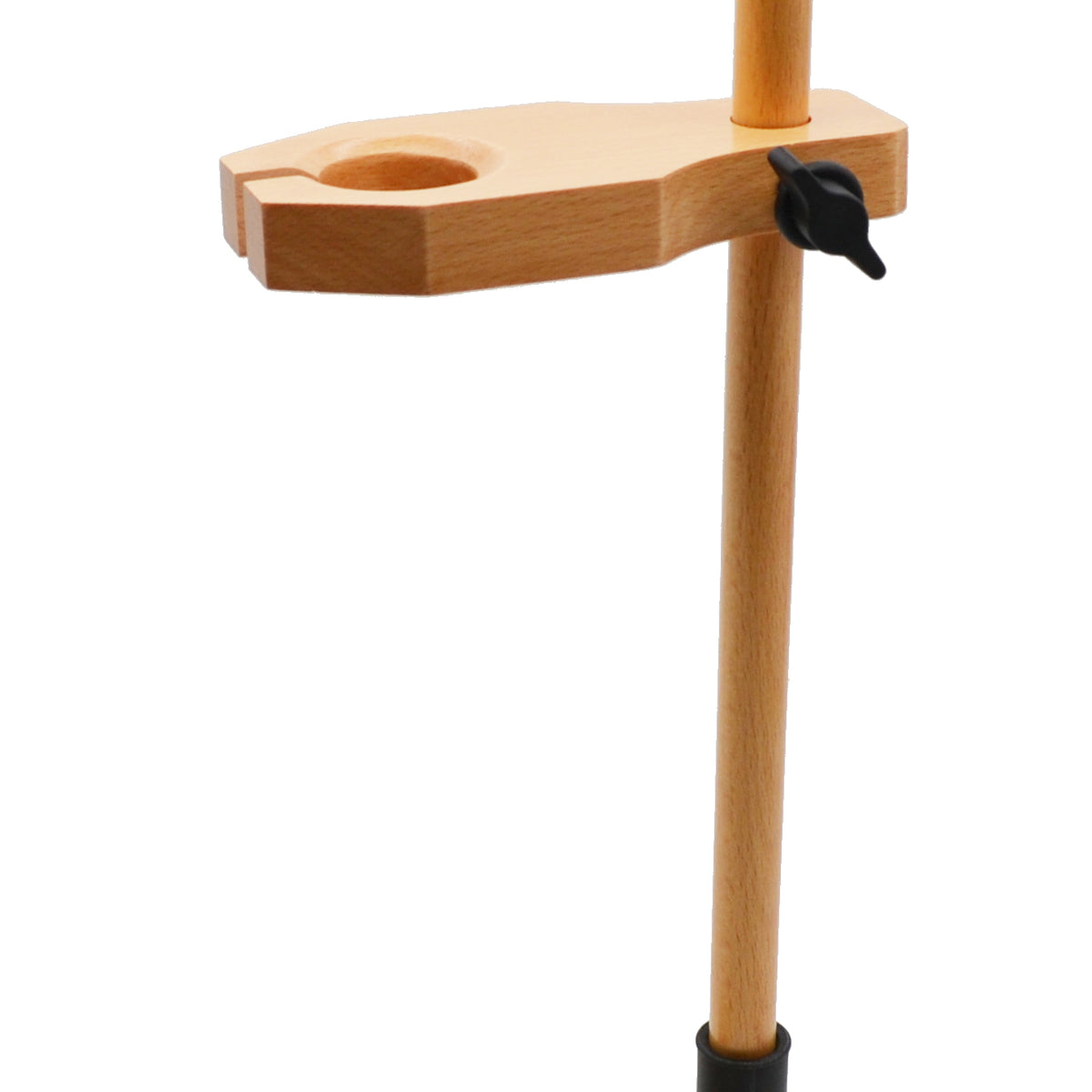 Adjustable Funnel Stand, Polished Wood, 1.5