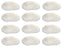 12PK Fine White Marble Specimens, 1" - Geologist Selected Samples - Eisco Labs