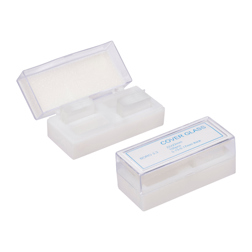 thumbnail image 2 of Microscope Slides Glass Coverslip Cover Slip 22*22 Mm 100 Pcs New 2 of 11
