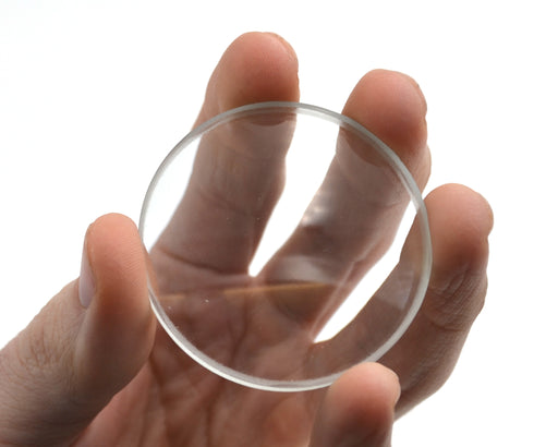 Double Concave Lens, 250mm Focal Length, 2" (50mm) Diameter - Spherical, Optically Worked Glass Lens - Ground Edges, Polished - Great for Physics Classrooms - Eisco Labs