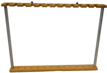 Eisco Labs Buret Rack, Natural Wood, 12 Buret Capacity