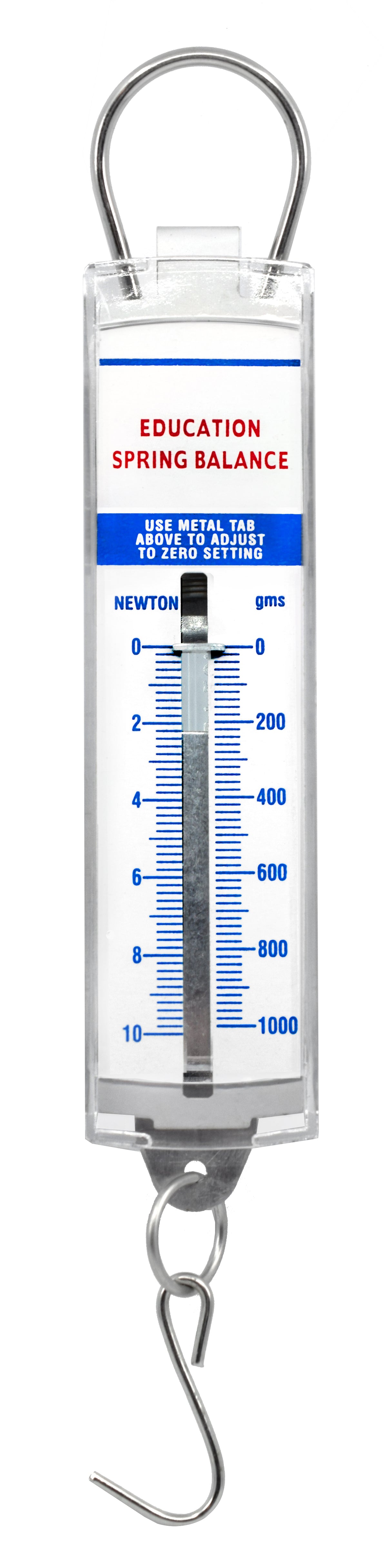 Premium Spring Balance, 0-1000g / 0-10N - High Resolution, Dual Transp ...