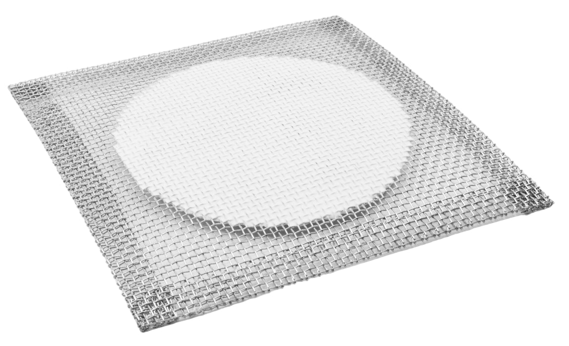 Iron Wire Gauze Square, 6 Inch - With 4 Inch Ceramic Center - 100% Free of Harmful Chemicals, Asbestos Free - Eisco Labs