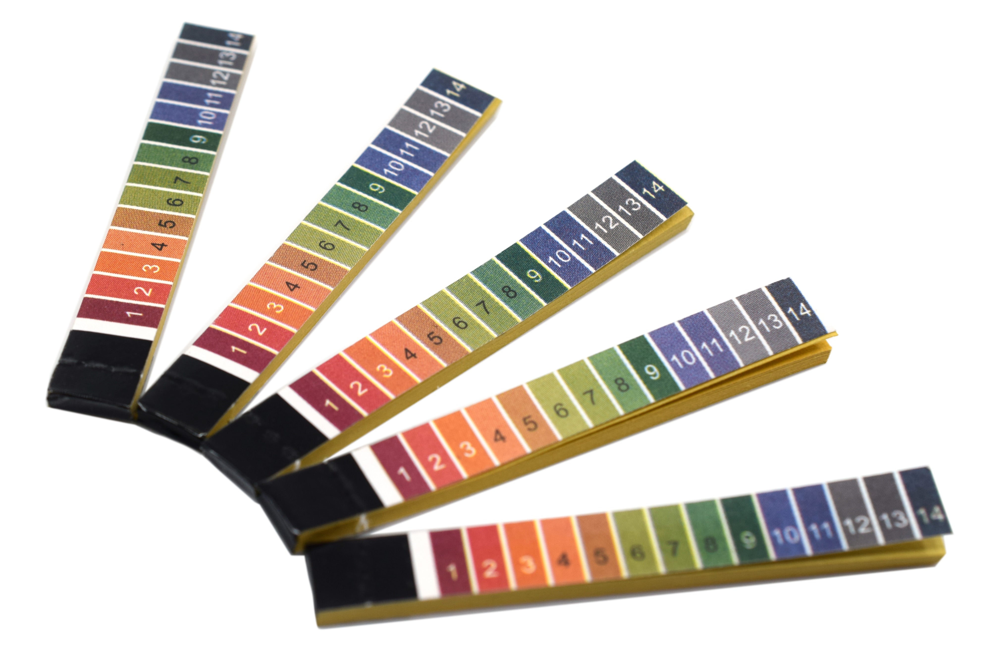 100PK pH Test Strips, 114 Range 20 x 5 Booklets in Plastic Vial