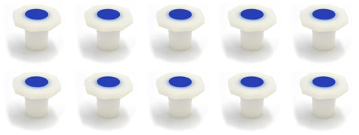 10PK Stoppers, 24/29 - Polypropylene - Chemical Resistant - Eisco Labs