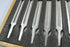 Eisco Labs 13 Piece Aluminum Tuning Fork Set in Wooden Case