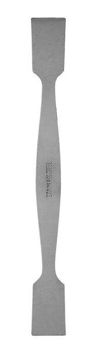 Dual End Spatula, 5.9" - Stainless Steel, Polished - Flat Blades
