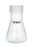 Conical Flask with Screw Cap, 250mL - Translucent Polypropylene - Chemical Resistant & Autoclavable - Eisco Labs