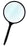Magnifying Glass, 4" (100mm) Diameter - Unbreakable Plastic Mount with Handle - Eisco Labs