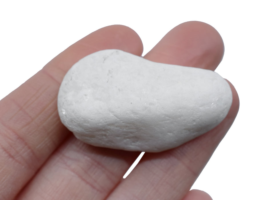 Fine White Marble Rock Specimen, 1" - Geologist Selected Samples - Eisco Labs
