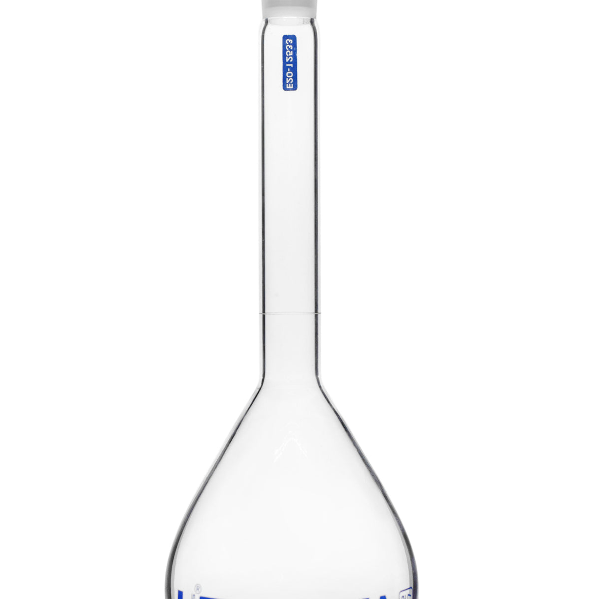Volumetric Flask, 192.2mL Class A 14/23 Stopper Includes Calibra