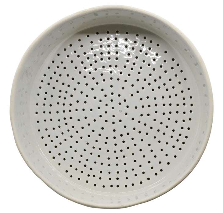 Buchner Funnel, 30cm - Porcelain - Straight Sides, Perforated Plate