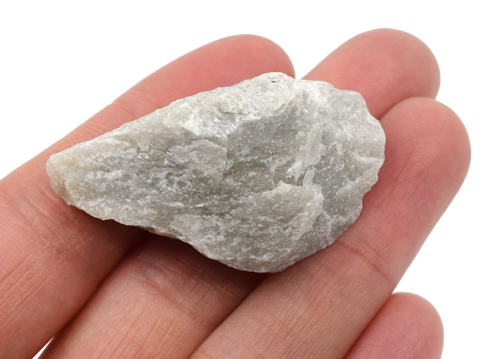 12 Pack - White Quartzite, Metamorphic Rock Specimens - Approx. 1"