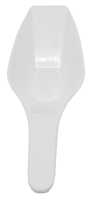 Scoop, 25ml (0.85oz) - Polypropylene - Flat Bottom, Excellent for Measuring & Weighing