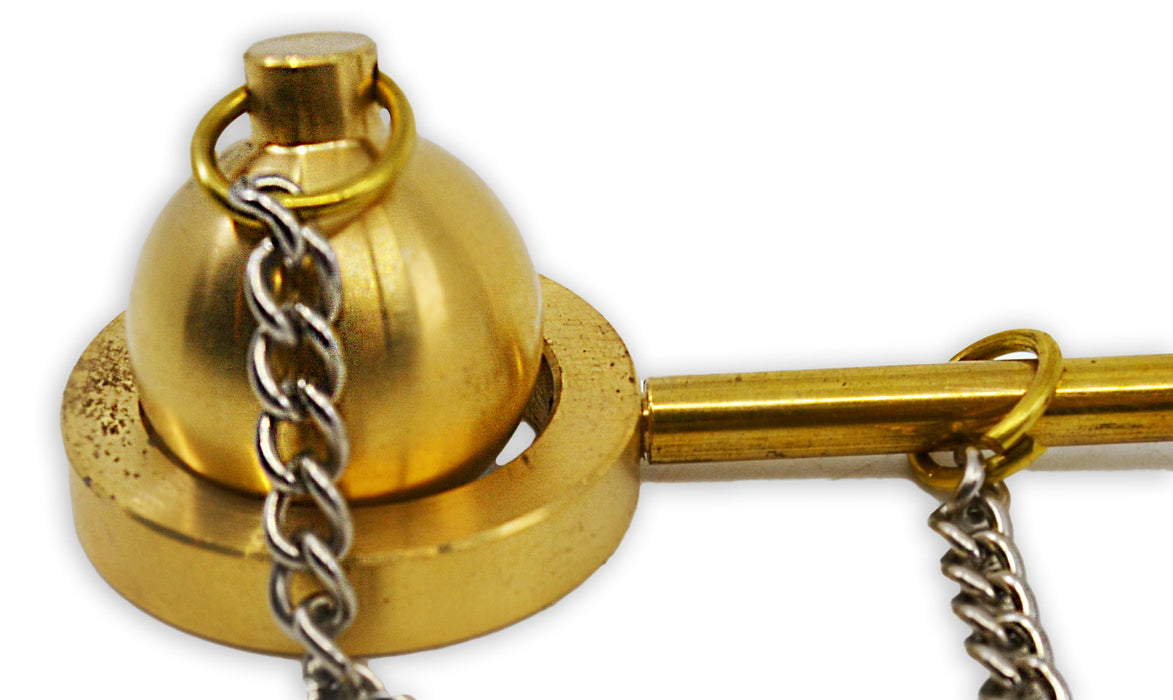 Ring & Ball Gravesande with Chain - 22mm Ball - Thermal Expansion Demonstration Apparatus - Eisco Labs