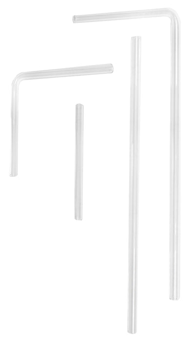 4 Piece Glass Delivery Tube Set - Variably Shaped - Borosilicate 3.3 Glass - Eisco Labs