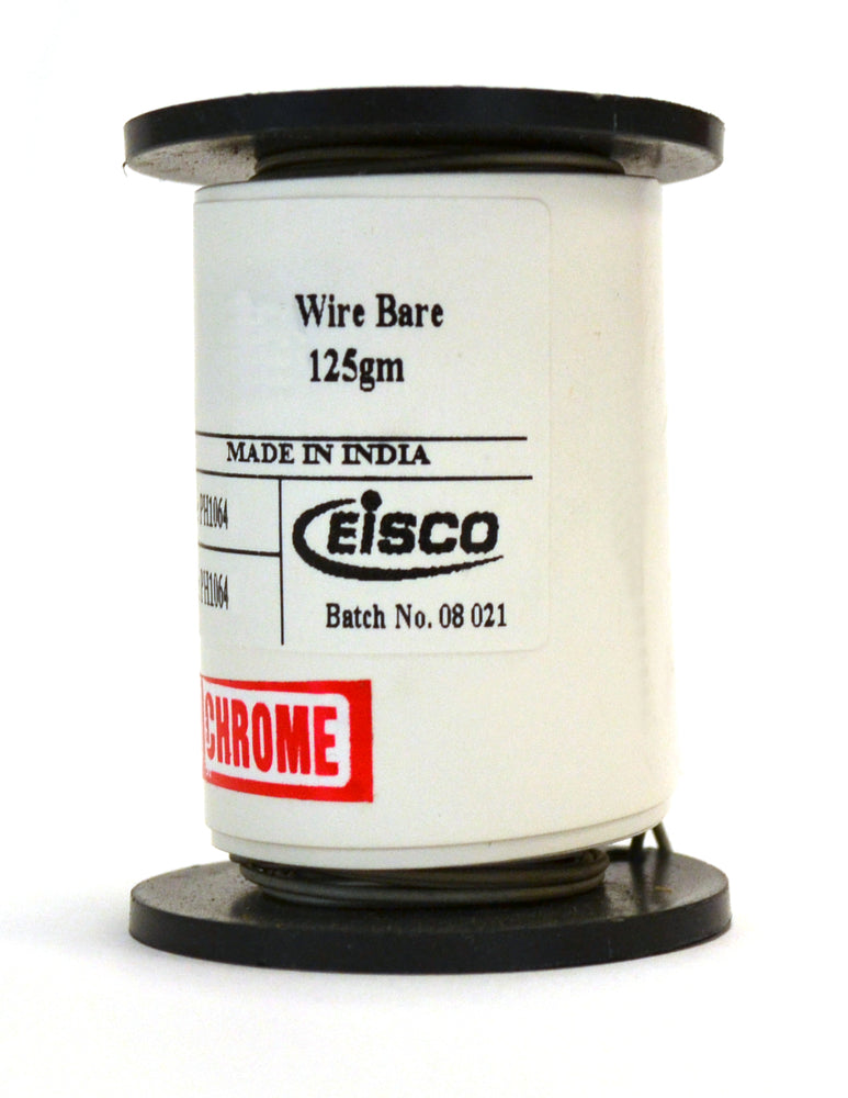 Eisco Labs Nichrome Resistance Wire, 350ft Reel, 26 Gauge SWG - 24/25 AWG - 0.018" Dia.