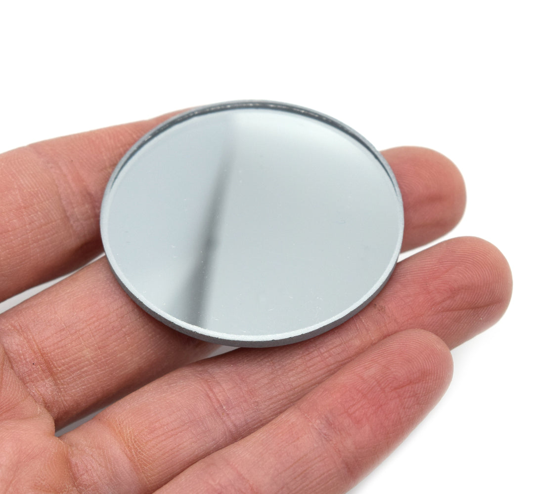 Convex Mirror, 1.5" dia., 200mm Focal Length - Glass - Eisco Labs