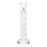 Graduated Cylinder, 50ml - Class A - White Graduations, Round Base